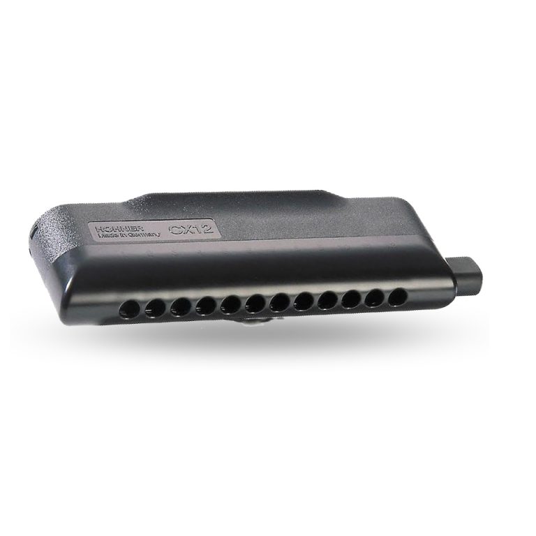 Buy Hohner CX12, Black, 12 Hole Chromatic Harmonica Online Supraa