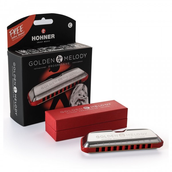 Hohner Golden Melody, 10 Hole, 20 Notes Diatonic Harmonica