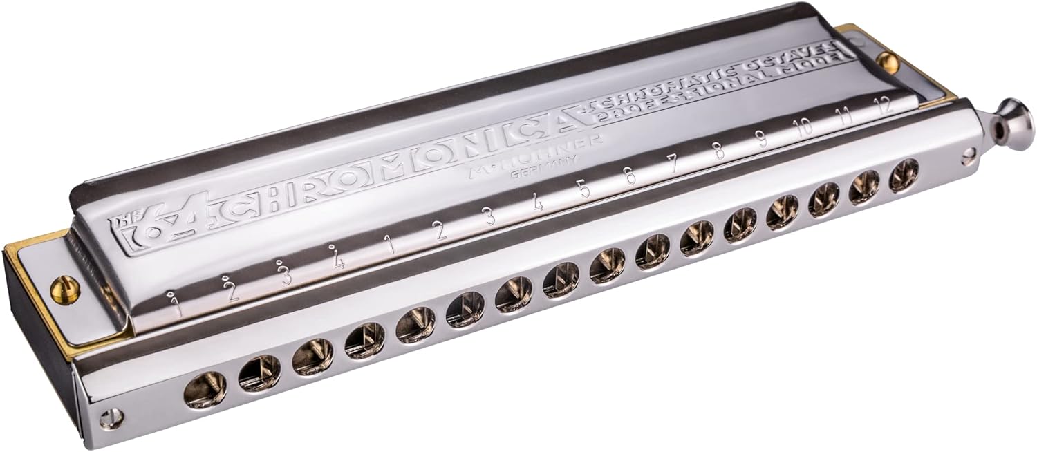 Hohner M280 Super Chromonica, 16 Hole, 64 Reeds Chromatic Harmonica